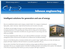 Tablet Screenshot of inhouse-engineering.de